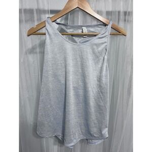Under Armour Women's Light‎ Blue Heathered HeatGear Tank Top Workout Size M
